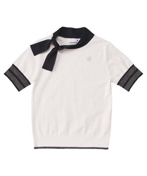 le coq sportif GOLF (ルコックスポルティフ（ゴルフ）)/アシンメトリー衿五分袖シャツ 【RIJOUME/リジューム】【アウトレット】/img08