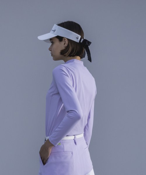 le coq sportif GOLF (ルコックスポルティフ（ゴルフ）)/アシンメトリーフロントロゴ長袖モックネックシャツ 【RIJOUME/リジューム】【アウトレット】/img04