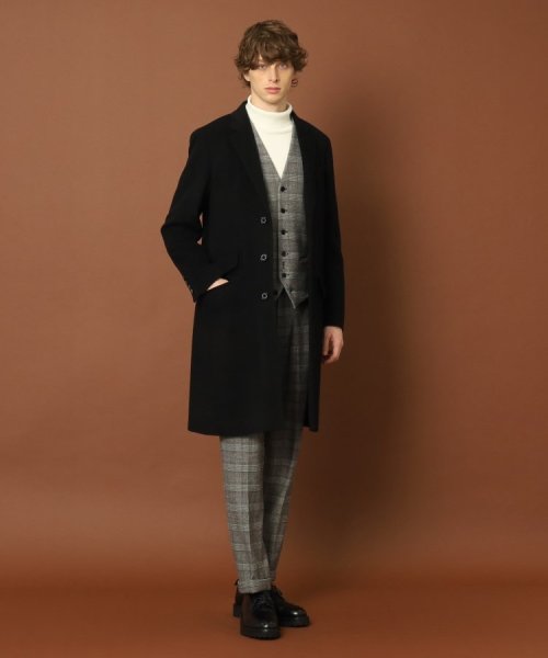 ウールカシミヤ チェスターコート 