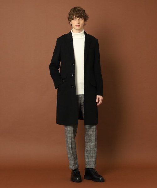 ウールカシミヤ チェスターコート 