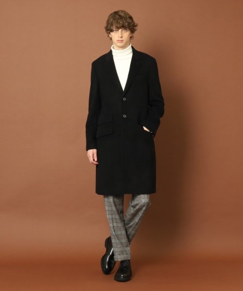 ウールカシミヤ チェスターコート 