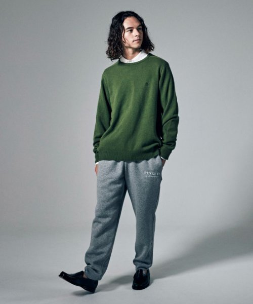 Penguin by Munsingwear(ペンギン　バイ　マンシングウェア)/LAMS WOOL SADDLE SHOULDER CREW SWEATER / ラムズウールサドルショルダークルーセーター【アウトレット】/img06