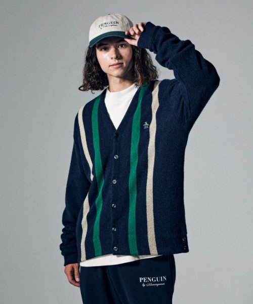 Penguin by Munsingwear(ペンギン　バイ　マンシングウェア)/LINKS STRIPE CARDIGAN / リンクスストライプカーディガン【アウトレット】/img06