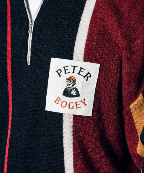 Penguin by Munsingwear(ペンギン　バイ　マンシングウェア)/HALF ZIP STRIPE SWEATER / ハーフジップストライプセーター【アウトレット】/img06