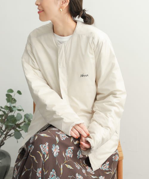 『一部WEB限定カラー/サイズ』『別注』NANGA×DOORS　インナーダウン KHAKI ナンガ ECRU MOCHA