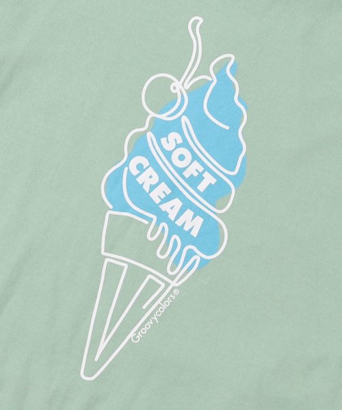 GROOVY COLORS(グルービーカラーズ)/SOFT CREAM BALLOON Tシャツ/img05