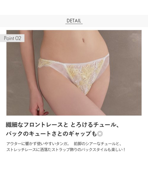 DOMESTIC UNDER(ドメスティックアンダー)/【Arabesque/アラベスク】タンガ Tバックショーツ 単品/img09