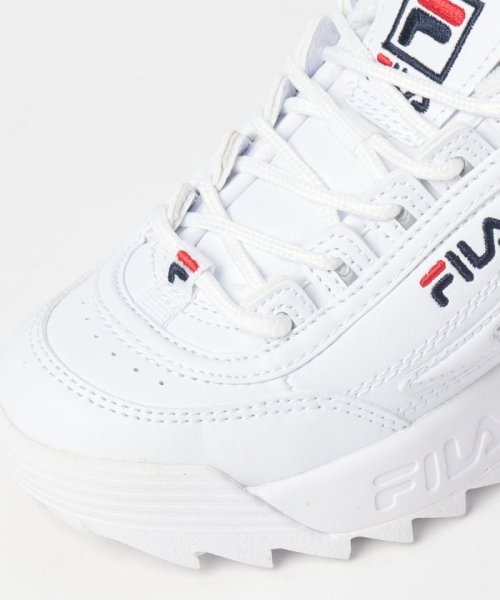 FILA（Shoes Kids）(フィラ（シューズ　キッズ）)/DISRUPTOR II (KID'S)/ ディスラプター2キッズ 厚底スニーカー ダンス / ホワイト/img05