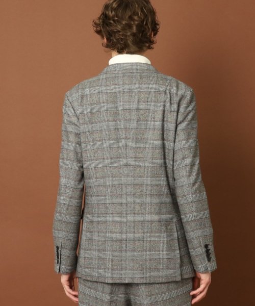 【セットアップ可】ウォームストレッチ グレンチェック SET UP ジャケット 品番：086