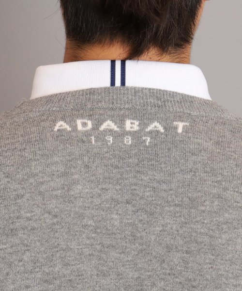 adabat(アダバット)/ロゴデザイン クルーネックセーター/img07