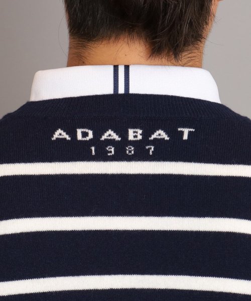 adabat(アダバット)/ロゴデザイン クルーネックセーター/img29