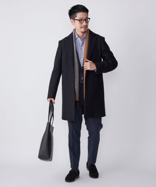 SHIPS: スーパー160S メリノウール メルトン チェスターコート I1543096745(11712円)