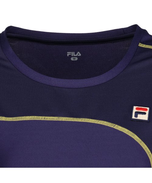 FILA（ZETT Ladies）(フィラ（ゼット　レディース）)/【テニス】デニムニット クルーネック Tシャツ レディース/img04