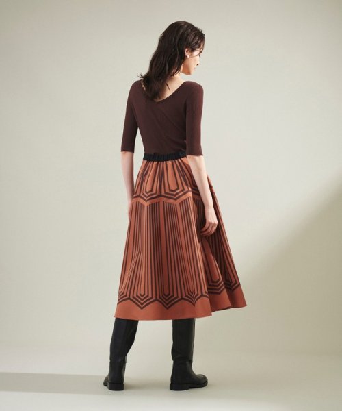 キカプリントサーキュラースカート 