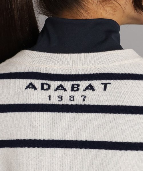 adabat(アダバット)/ロゴデザイン クルーネックセーター/img05