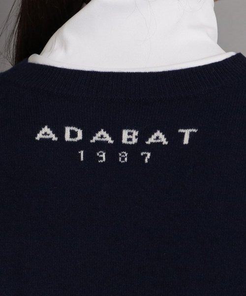 adabat(アダバット)/ロゴデザイン クルーネックセーター/img21