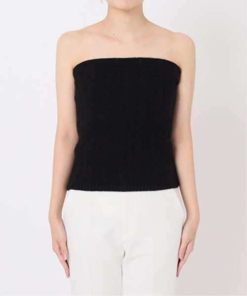 NOBLE(ノーブル)/【ADAWAS】CASHMERE CABLEKNIT BUSTIER/img05