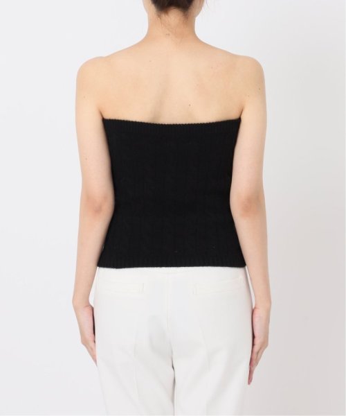 NOBLE(ノーブル)/【ADAWAS】CASHMERE CABLEKNIT BUSTIER/img07