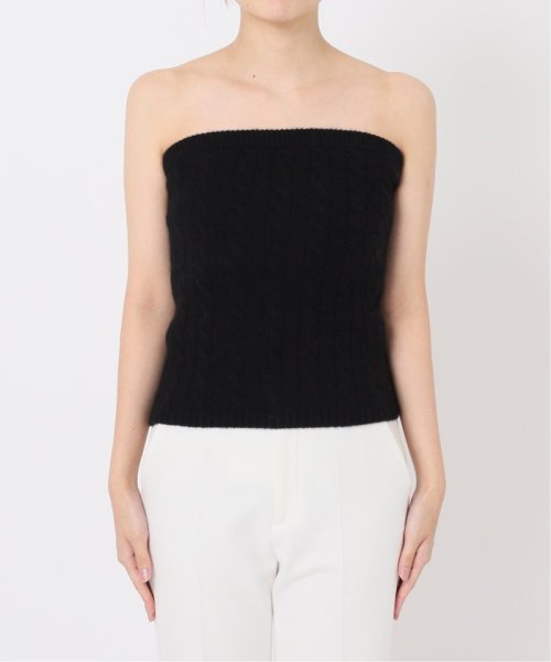 NOBLE(ノーブル)/【ADAWAS】CASHMERE CABLEKNIT BUSTIER/img14