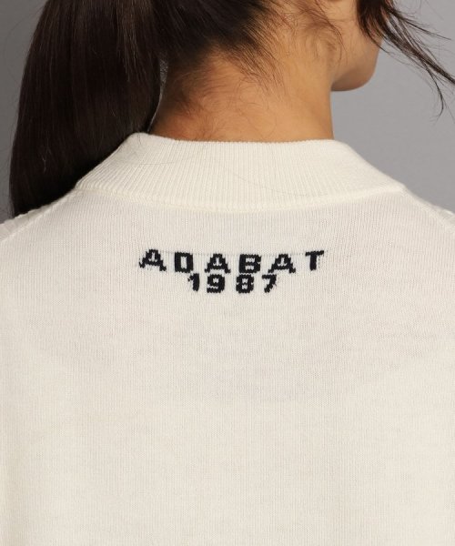 adabat(アダバット)/ロゴデザイン ボトルネックセーター/img09
