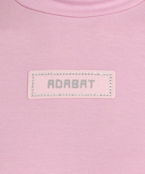 adabat(アダバット)/ラインストーンデザイン モックネック長袖プルオーバー/img35