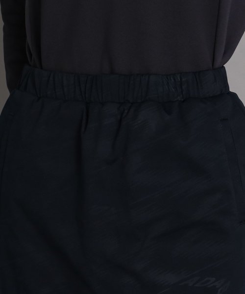 【リバーシブル／撥水／防風】ウェストゴム 中綿スカート 