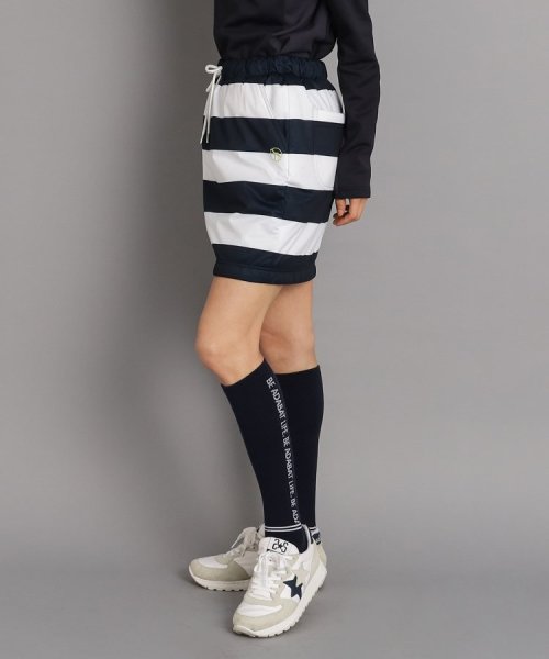 【リバーシブル／撥水／防風】ウェストゴム 中綿スカート 