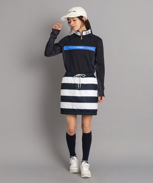 【リバーシブル／撥水／防風】ウェストゴム 中綿スカート 