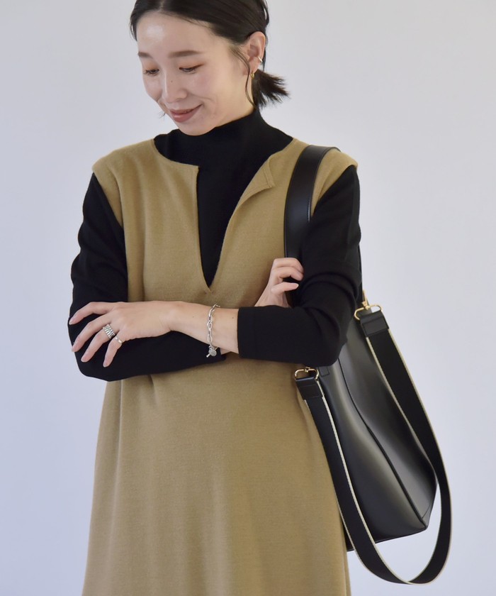 quaranciel:〈手洗い可能〉ニット プルオーバー & ワンピース セット