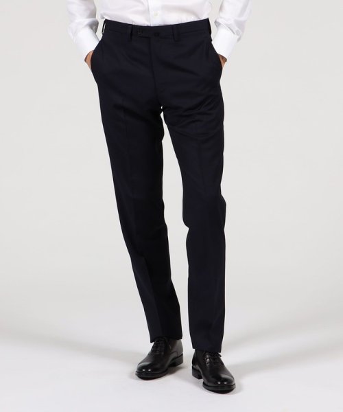 ホリゾンツイル ノープリーツスリムスラックス 