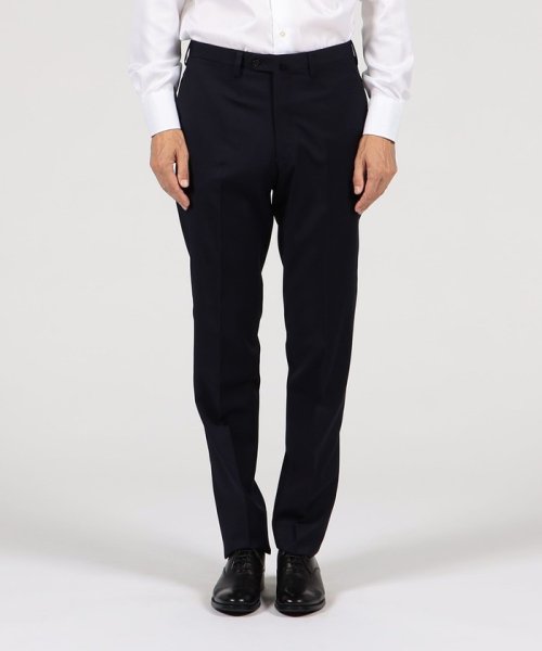 ホリゾンツイル ノープリーツスリムスラックス 