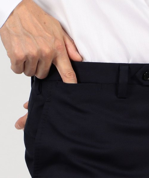 ホリゾンツイル ノープリーツスリムスラックス 