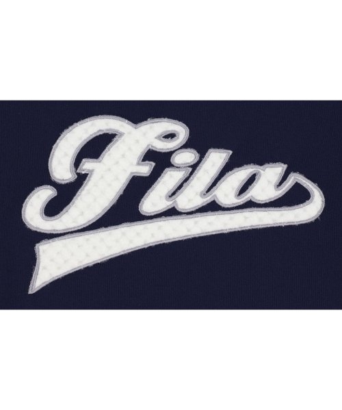 FILA（ZETT Ladies）(フィラ（ゼット　レディース）)/【テニス】もこもこ裏毛ロゴ アップリケ Tシャツ レディース/img05