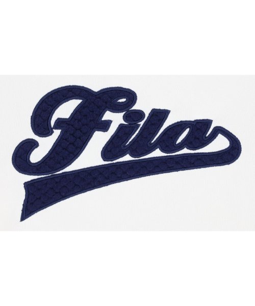 FILA（ZETT Ladies）(フィラ（ゼット　レディース）)/【テニス】もこもこ裏毛ロゴ アップリケ Tシャツ レディース/img06