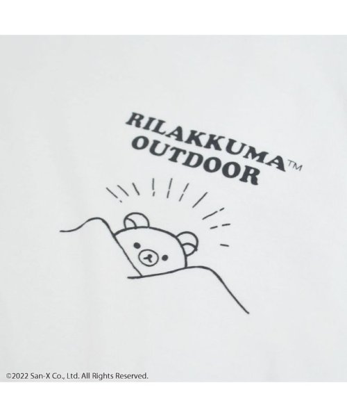 RIRAKKUMA(リラックマ)/リラックマ アウトドア 半袖 Tシャツ サンエックス プリント/img03