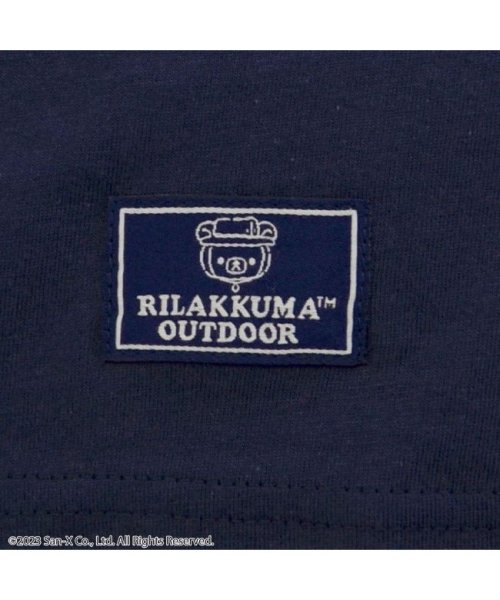 RIRAKKUMA(リラックマ)/リラックマ アウトドア ポケットTシャツ バイカラー サンエックス Rilakkuma/img07