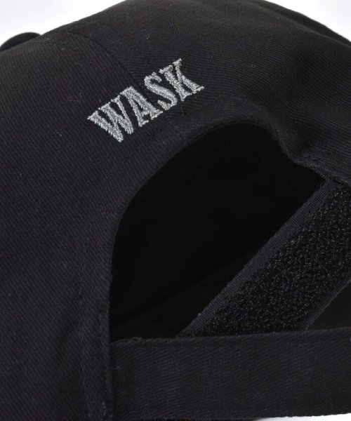 WASK(ワスク)/ロゴパッチワークバックテープキャップ/img05
