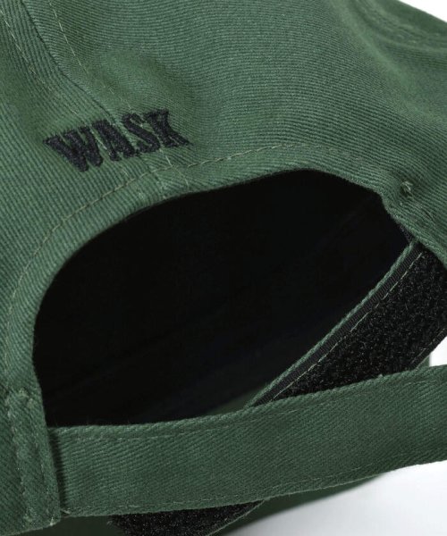 WASK(ワスク)/ロゴパッチワークバックテープキャップ/img10