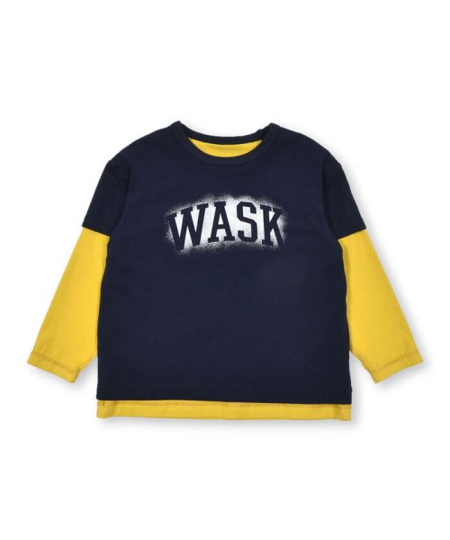 WASK(ワスク)/ロゴプリントデニムポケットリバーシブルTシャツ(100~160cm)/img05