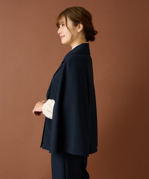 ケープ風ダブルジャケット カールパークレーン/リサップコミットシャツジャケット Q2132117008(16500円)