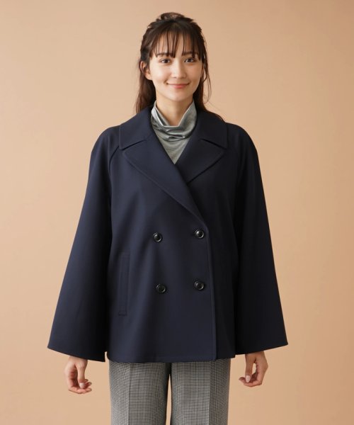 ケープ風ダブルジャケット Y2134404026(16500円)