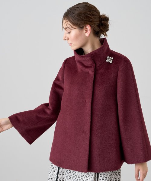 アルパカシャギーショートコート なし 着用サイズ