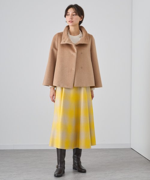 アルパカシャギーショートコート なし 着用サイズ