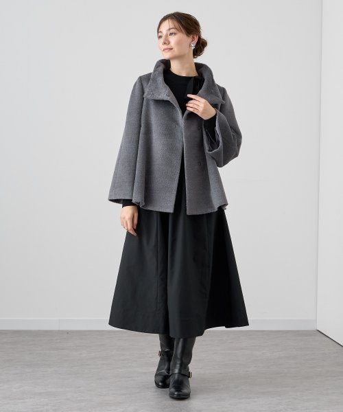 アルパカシャギーショートコート なし 着用サイズ