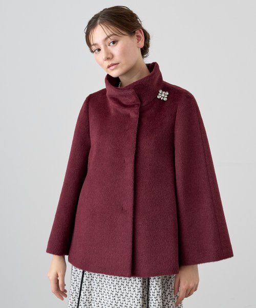 アルパカシャギーショートコート なし 着用サイズ