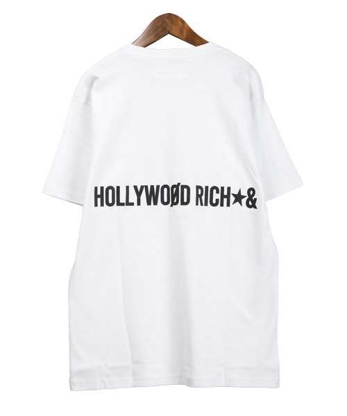 LUXSTYLE(ラグスタイル)/Hollywood rich.&(ハリウッドリッチ)ドットベアラインストーン半袖Tシャツ/Tシャツ メンズ 半袖  テディベア ロゴ ラインストーン/img12