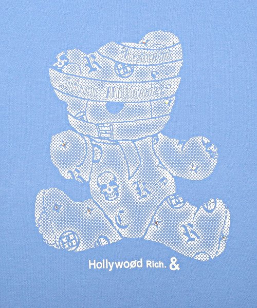 LUXSTYLE(ラグスタイル)/Hollywood rich.&(ハリウッドリッチ)ドットベアラインストーン半袖Tシャツ/Tシャツ メンズ 半袖  テディベア ロゴ ラインストーン/img17