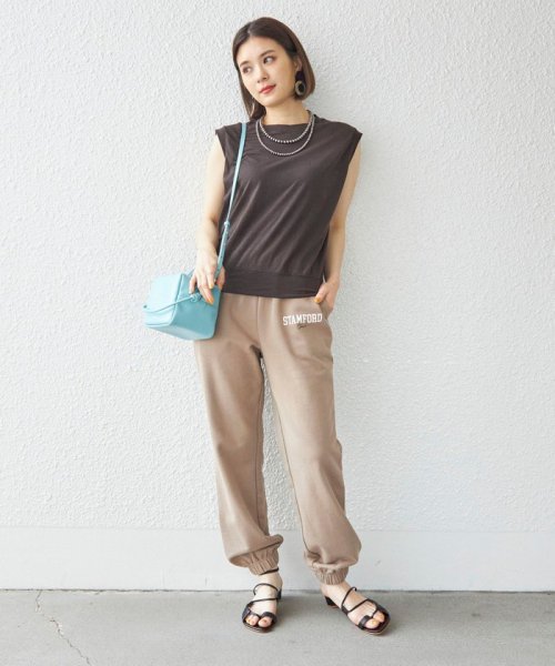 SHIPS WOMEN(シップス　ウィメン)/【SHIPS別注】81BRANCA:カレッジ スウェット パンツ ◇/img35