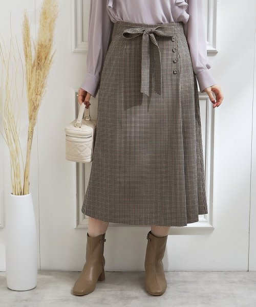 Couture Brooch(クチュールブローチ)/【大人レディな着こなしに】ボタンデザインスカート/img24