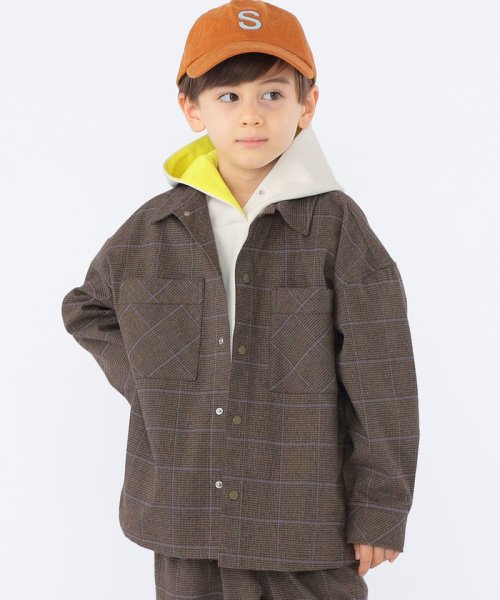 SHIPS KIDS(シップスキッズ)/SHIPS KIDS:100～130cm / チェック シャツ アウター/img01